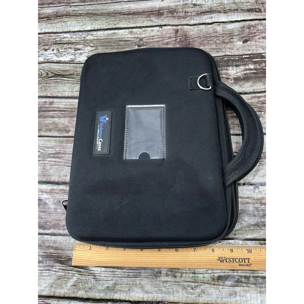 Volume Case - Chromebook or Mini Laptop 12x9 Canvas Shell Bubble Case with Strap